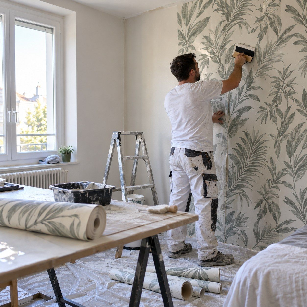MK Decor en intervention à Kingersheim